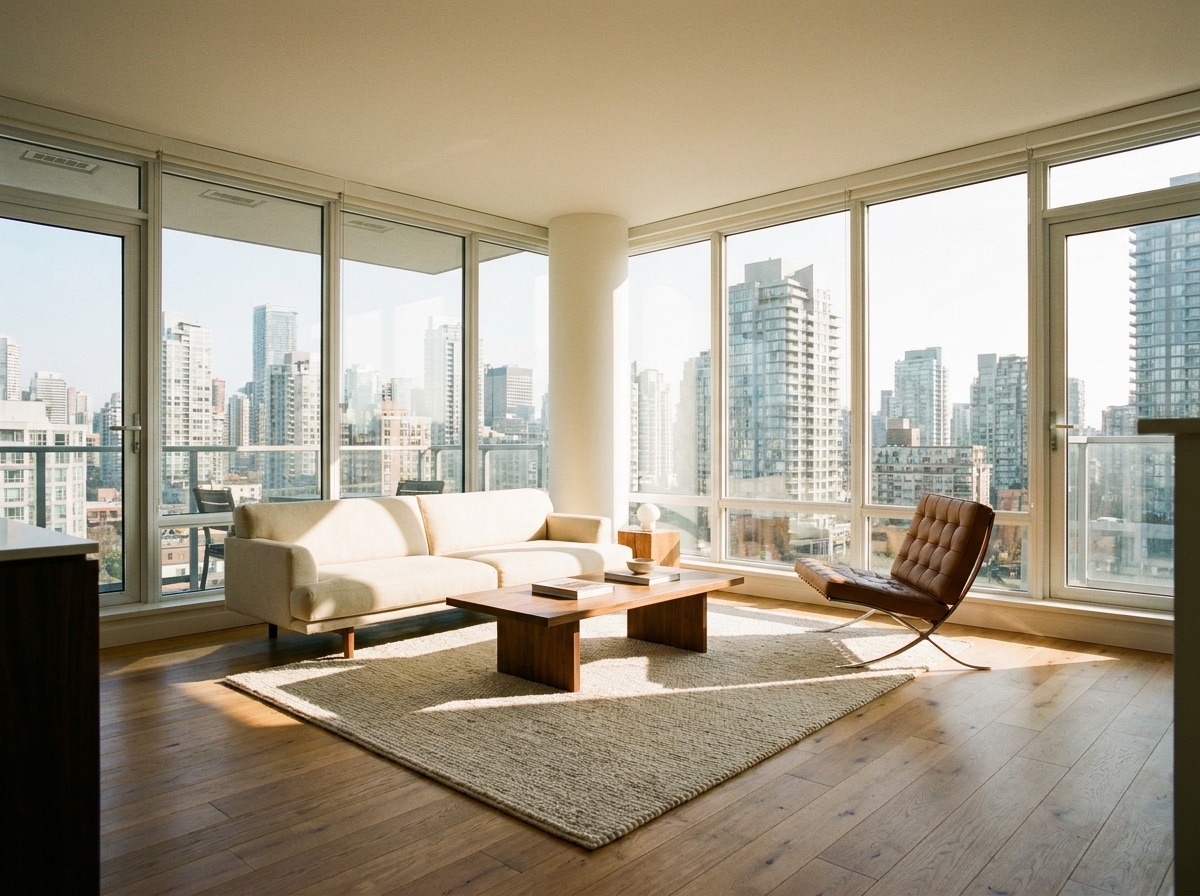 City flat with floor-to-ceiling windows in The Heights